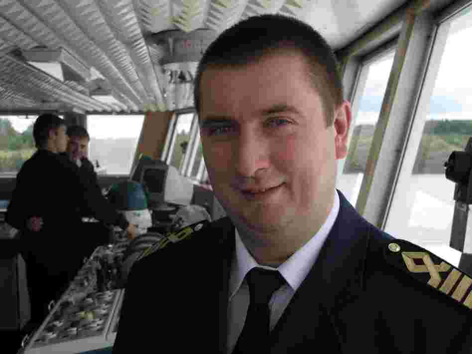The captain of the Mikhail Bulgakov, Pavel Kositsky, says he's proud of his ship and hopes tourism along the Volga will increase.