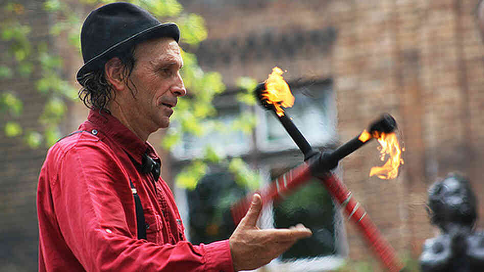 juggling torches