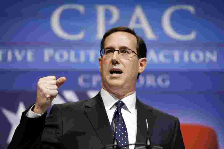 Rick Santorum, Former Pennsylvania SenatorSantorum lost his seat in 2006, but has since positioned himself as a social conservative and hardliner against terrorism. 