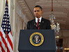 President Obama during a speech the day after the midterm elections. President Obama during a speech the day after the midterm elections.