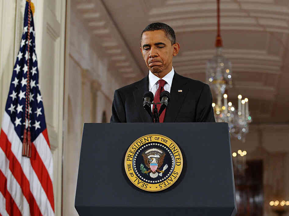 President Obama during a speech the day after the midterm elections. President Obama during a speech the day after the midterm elections.