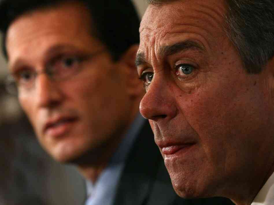 House Republican Leaders John Boehner and Eric Cantor met with reporters this morning. House Republican Leaders John Boehner and Eric Cantor met with reporters this morning.