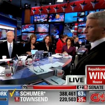 CNN coverage of the 2010 Election