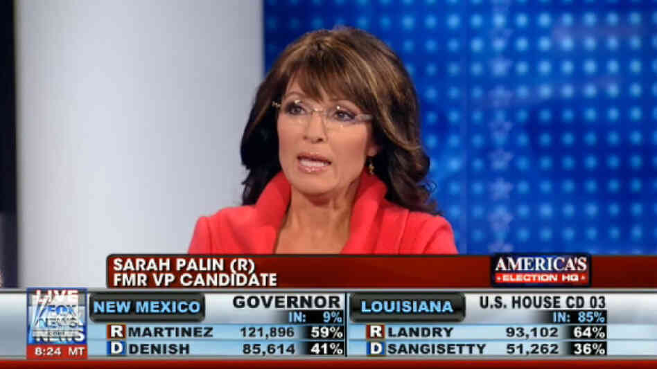 Sarah Palin on Fox News' election coverage Sarah Palin on Fox News' election coverage