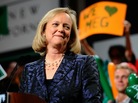 Meg Whitman and supporters on Election Night. Meg Whitman and supporters on Election Night.