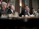 President Obama after Cabinet meeting President Obama after Cabinet meeting
