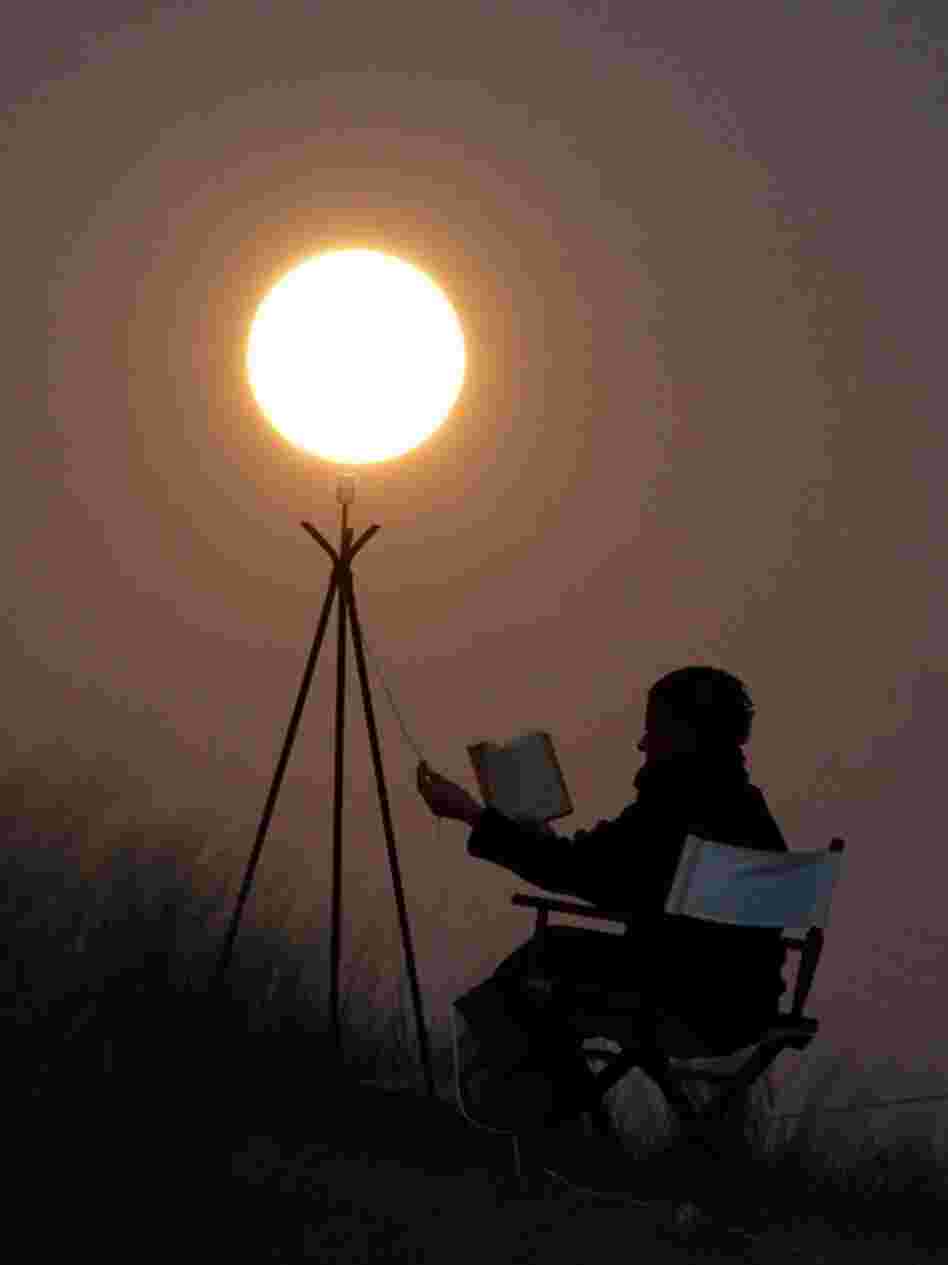 Reading by moonlight
