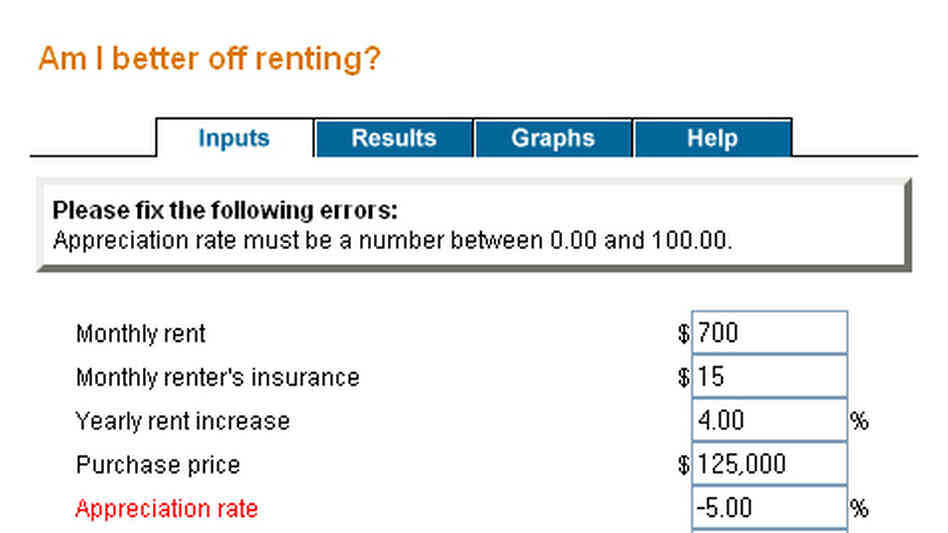 Rent v. Buy Rent v. Buy