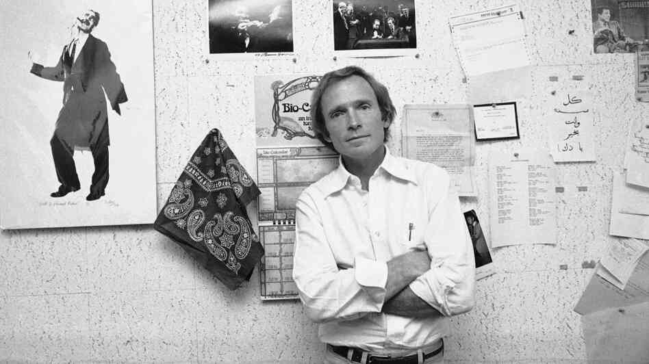 Dick Cavett poses in his New York office in 1978. Dick Cavett poses in his New York office in 1978.