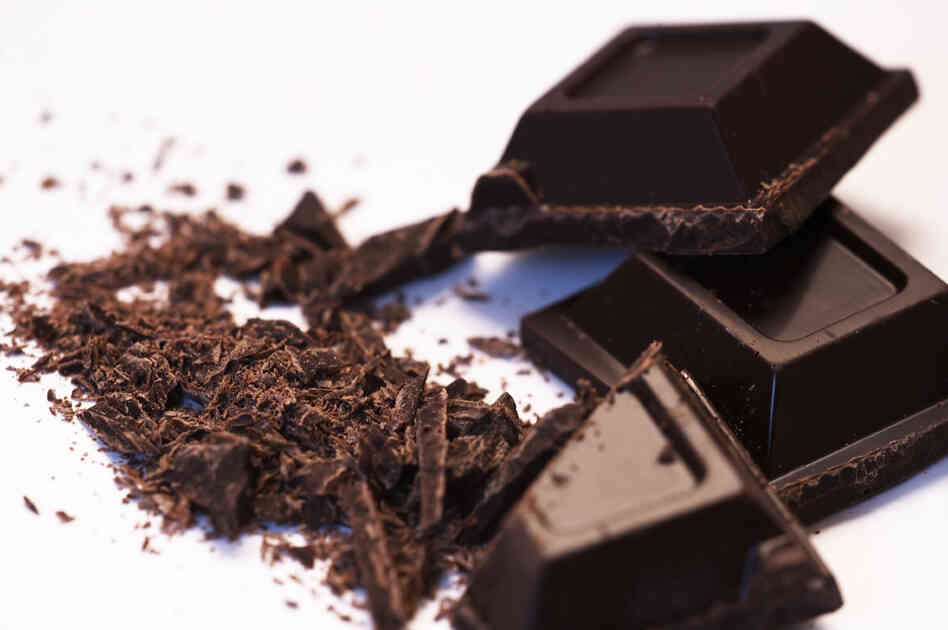 Dark chocolate. Dark chocolate.