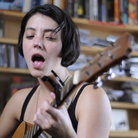 Sharon Van Etten performs a Tiny Desk Concert at the NPR Music offices. Sharon Van Etten performs a Tiny Desk Concert at the NPR Music offices.