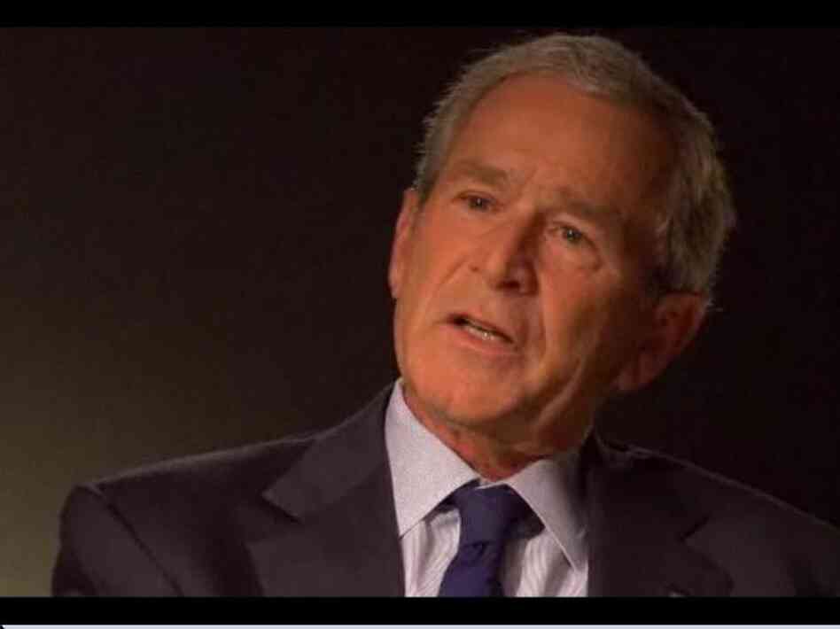 President George W. Bush with Matt Lauer President George W. Bush with Matt Lauer