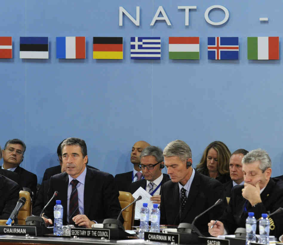 NATO Secretary-General Anders Fogh Rasmussen opens a NATO meeting in October. NATO Secretary-General Anders Fogh Rasmussen opens a NATO meeting in October.