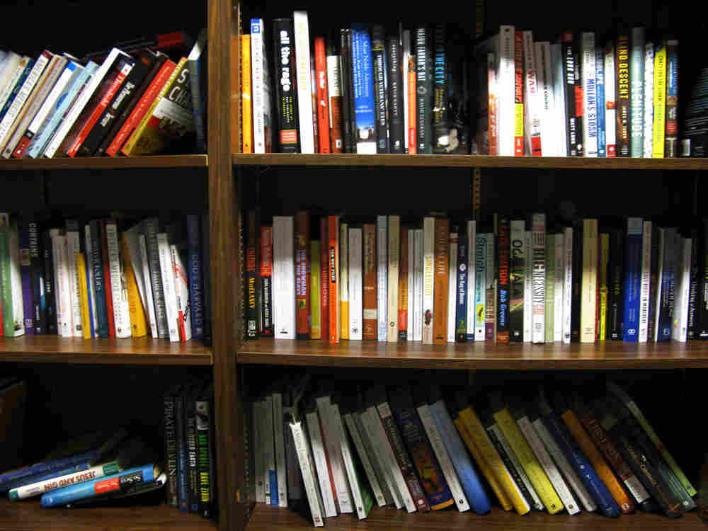 The free bookshelf at NPR. The free bookshelf at NPR.