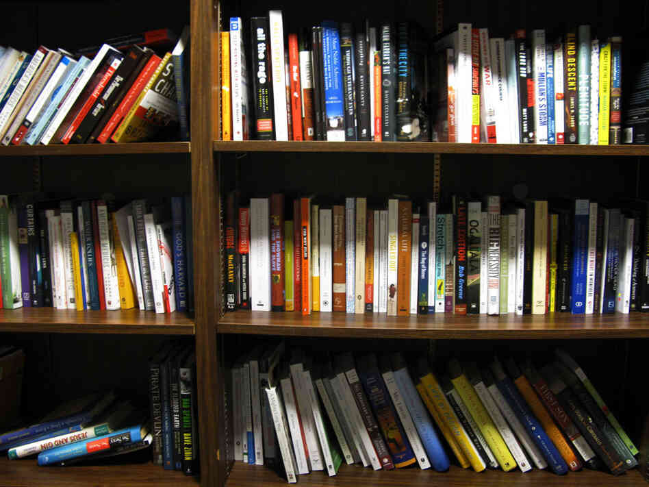The free bookshelf at NPR. The free bookshelf at NPR.