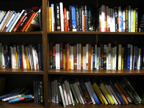 Three strategies for getting your book on National Public Radio An NPR bookshelf