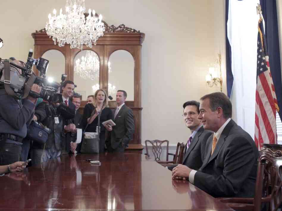 Reps. John Boehner and Eric Cantor Reps. John Boehner and Eric Cantor
