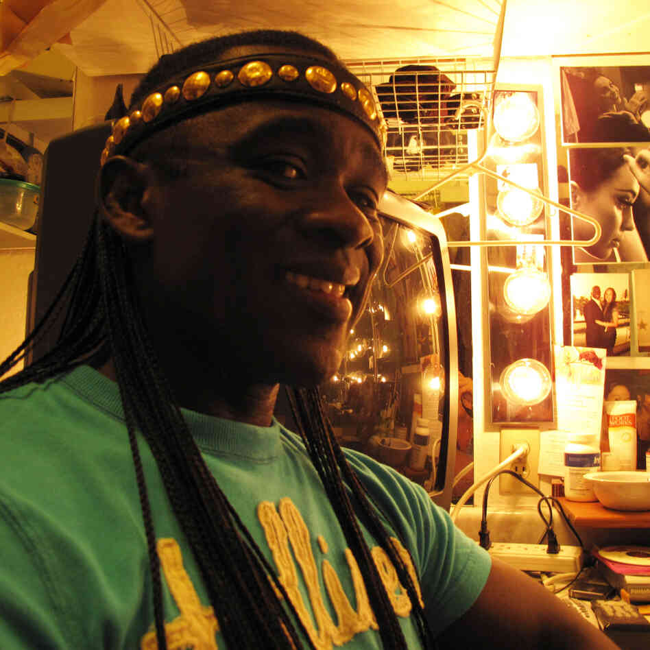 "Hitman" Anthony Brown, in costume. "Hitman" Anthony Brown, in costume.