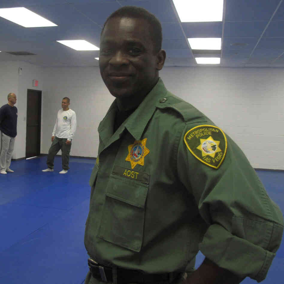 "Hitman" Anthony Brown in uniform. "Hitman" Anthony Brown in uniform.