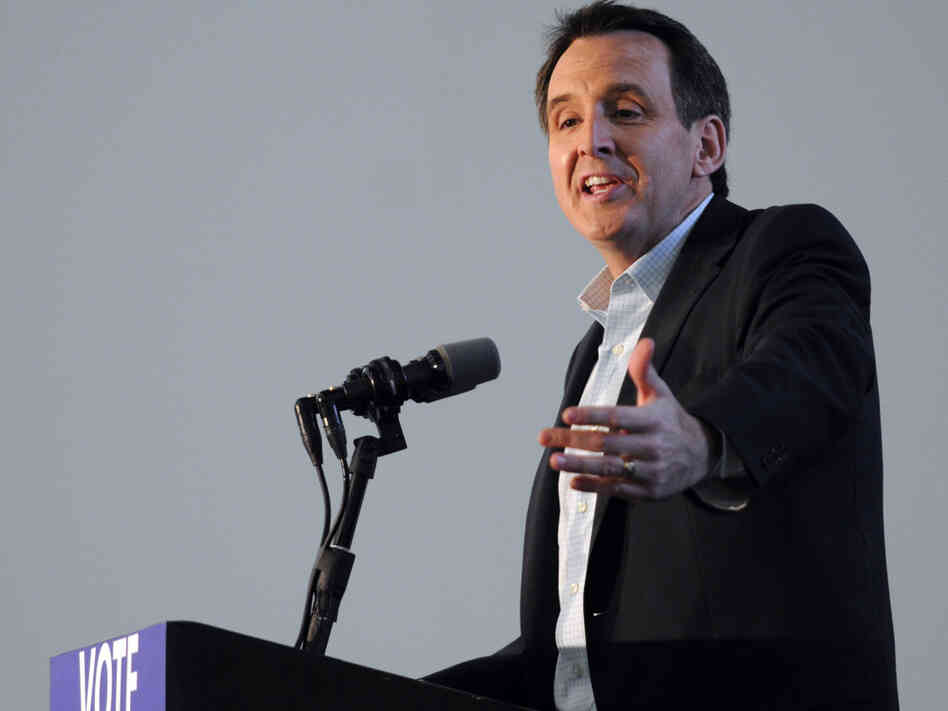 Minnesota Gov. Tim Pawlenty speaks to supporters during a rally in Blaine, Minn. Minnesota Gov. Tim Pawlenty speaks to supporters during a rally in Blaine, Minn.