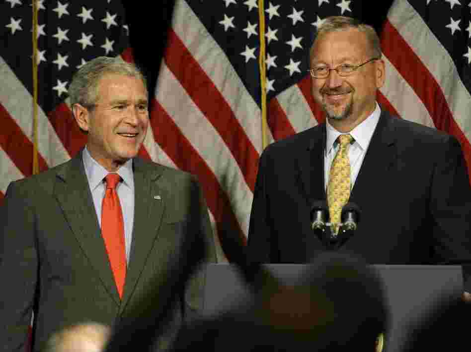 President Bush, Saul Anuzis President Bush, Saul Anuzis