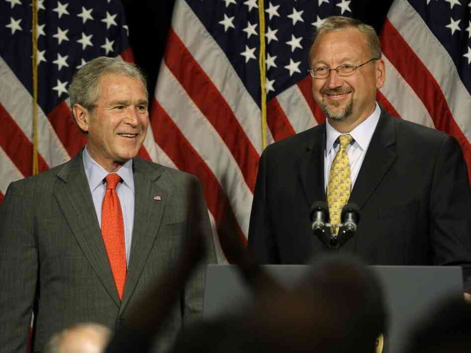President Bush, Saul Anuzis President Bush, Saul Anuzis