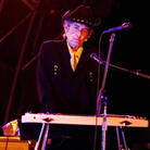US singer-songwriter Bob Dylan plays the US singer-songwriter Bob Dylan plays the