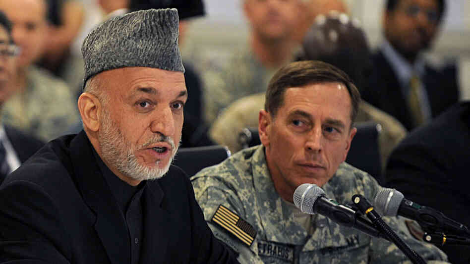 Richard Holbrooke Hamid Karzai David Petraeus Richard Holbrooke Hamid Karzai David Petraeus
