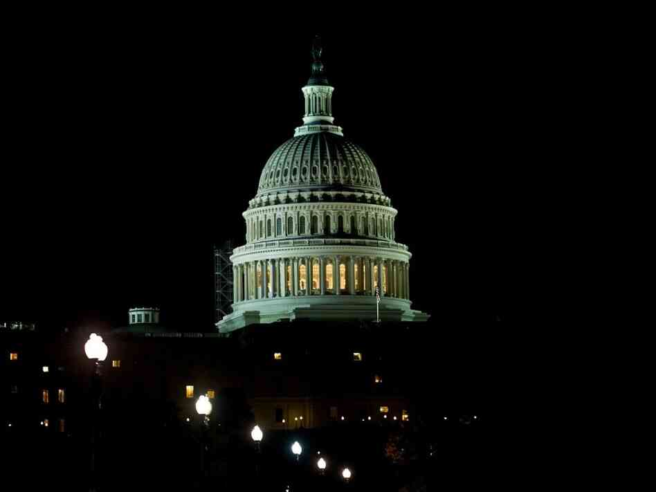The US Capitol is seen at night in Washington, D.C. The US Capitol is seen at night in Washington, D.C.