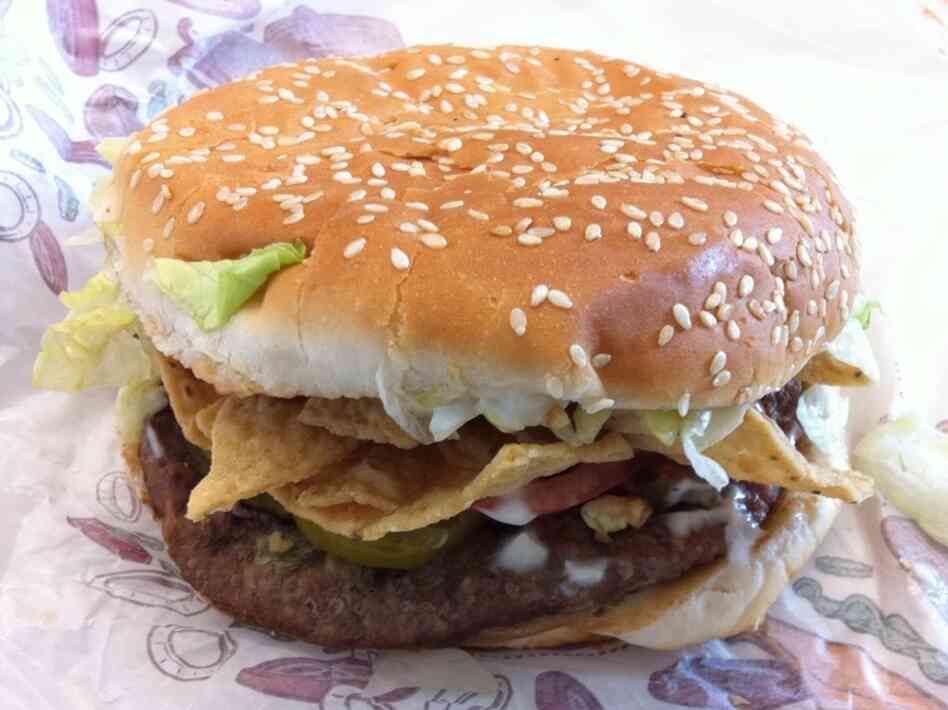 The Buenos Nachos Whopper. The Buenos Nachos Whopper.