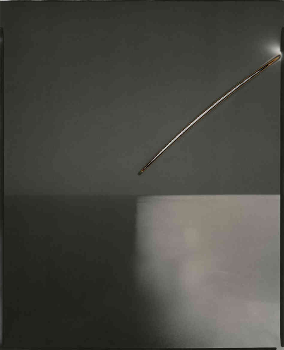 Sunburned GSP#317 (Pacific Ocean), 2009. 8"x10" unique gelatin silver paper negative.
