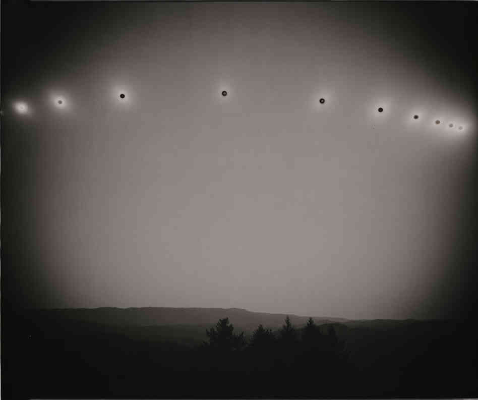 Sunburned GSP#323 (Santa Cruz Mtns/expand & contract), 2009. 20"x24" unique gelatin silver paper negative.