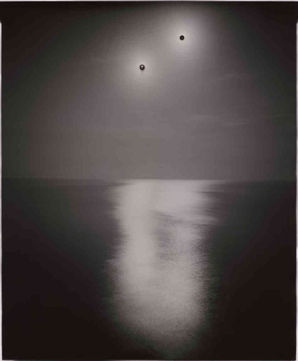 Sunburned GSP#322 (Pacific Ocean/30 minutes), 2009. 20"x24" unique gelatin silver paper negative.