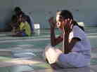 praying girl