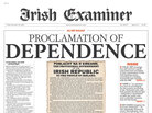 The Irish Examiner's front page, Nov. 19, 2010. The Irish Examiner's front page, Nov. 19, 2010.