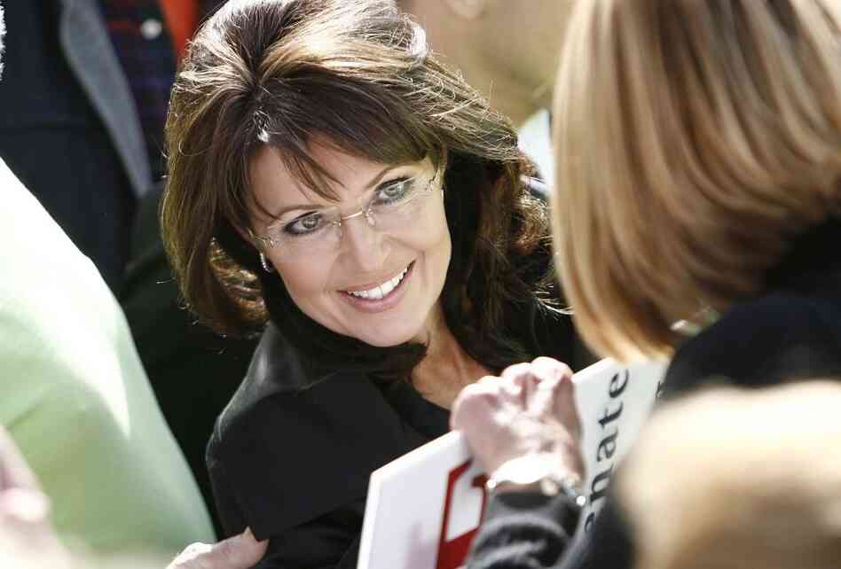 Sarah Palin greets supporters Sarah Palin greets supporters