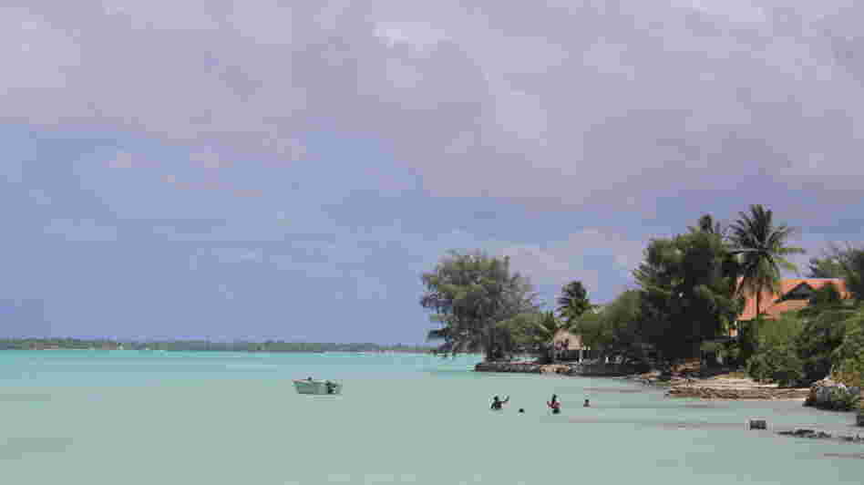 Lagoon in South Tarawa, Kiribati. Lagoon in South Tarawa, Kiribati.