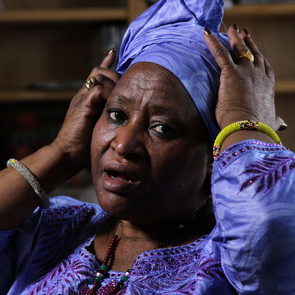 Watch Mali's queen of desert rock unveil her stunning vocal chops at the NPR Music offices.