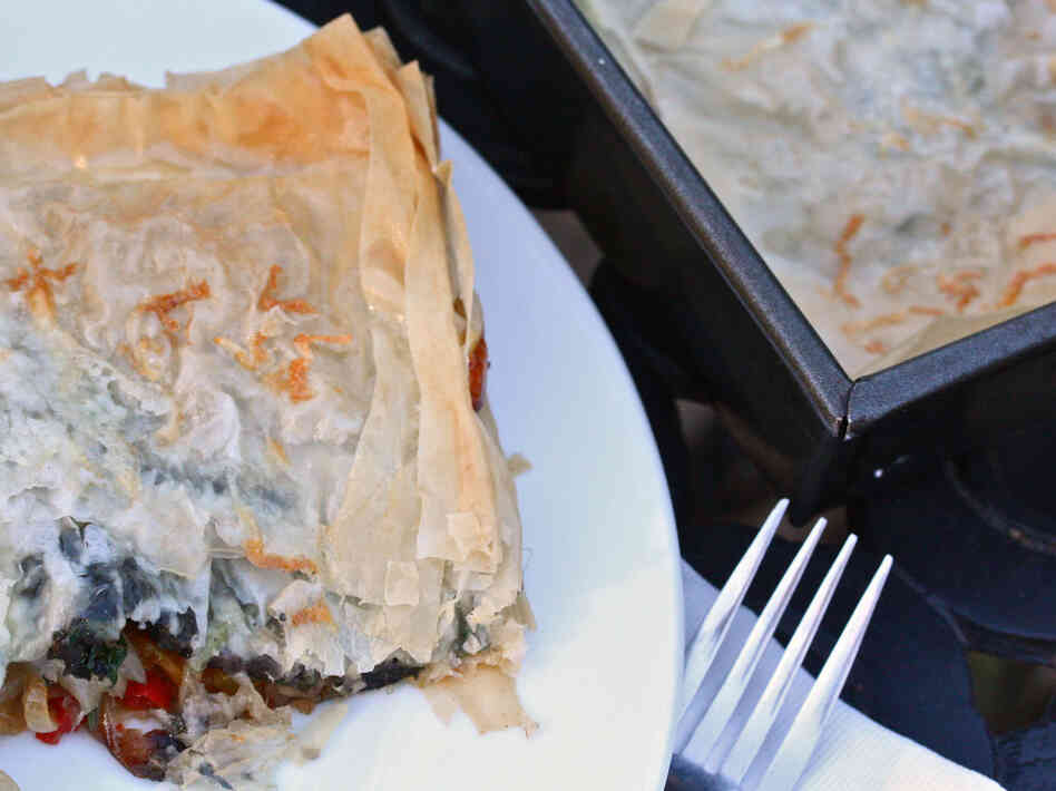 Roasted Vegetable-Phyllo 'Lasagna' Roasted Vegetable-Phyllo 'Lasagna'