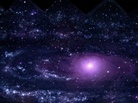 The Andromeda Galaxy, seen in ultraviolet light. The Andromeda Galaxy, seen in ultraviolet light.