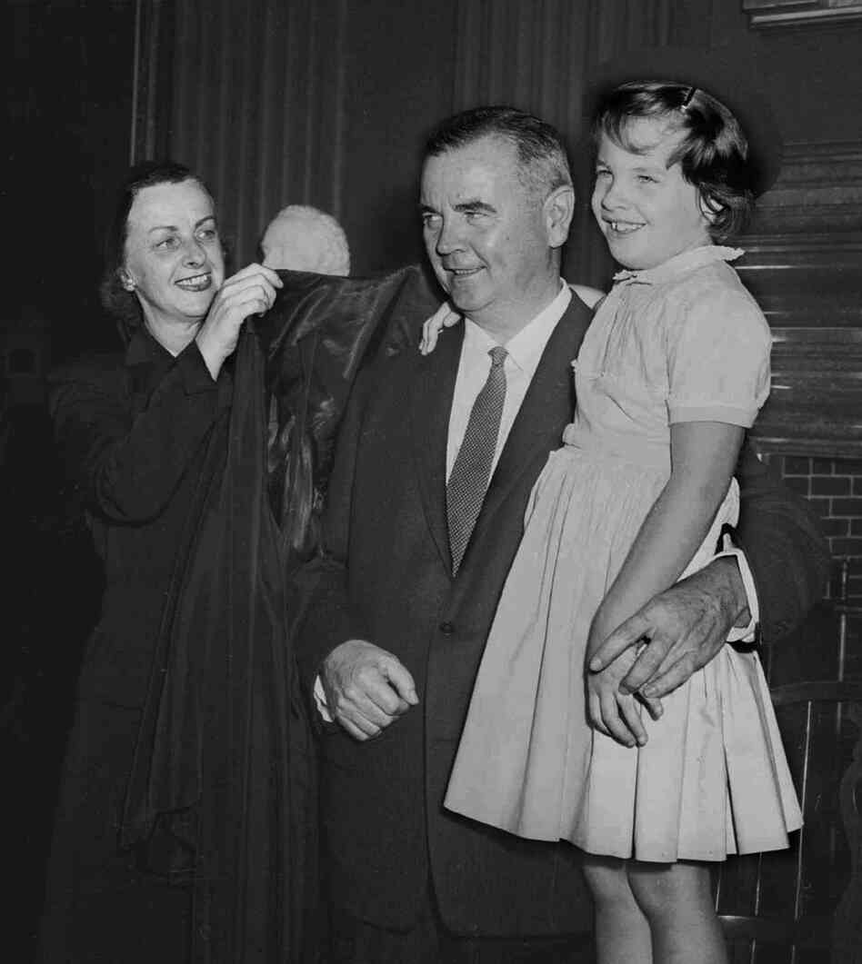 Justice William Brennan with daughter Nancy and wife Marjorie. Justice William Brennan with daughter Nancy and wife Marjorie.