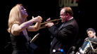 Maria Schneider conducts at the 2009 Mary Lou Williams Women in Jazz Festival. Maria Schneider conducts at the 2009 Mary Lou Williams Women in Jazz Festival.