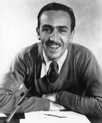 Film producer and developer of Disneyland, Walt Disney: Substitute carrier, Chicago.