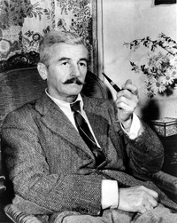 Novelist William Faulkner: Postmaster, University of Mississippi.
