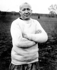 Football coach Knute Rockne: Clerk, Chicago.