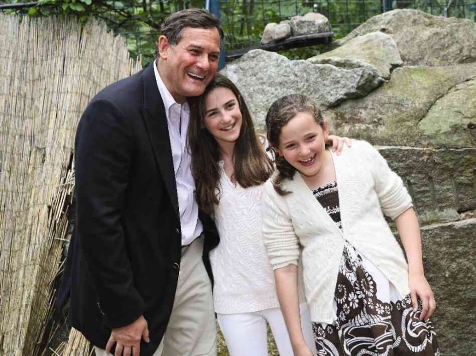 Craig Hatkoff and his daughters Craig Hatkoff and his daughters