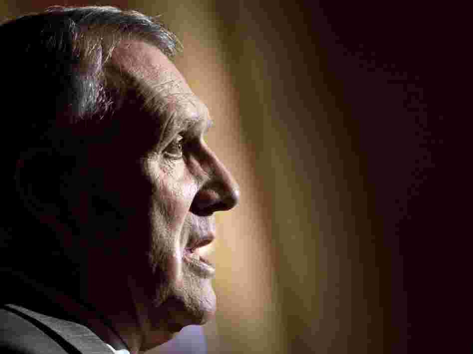 Sen. Jon Kyl (R-AZ) speaks during a press conference in Washington, DC. Sen. Jon Kyl (R-AZ) speaks during a press conference in Washington, DC.