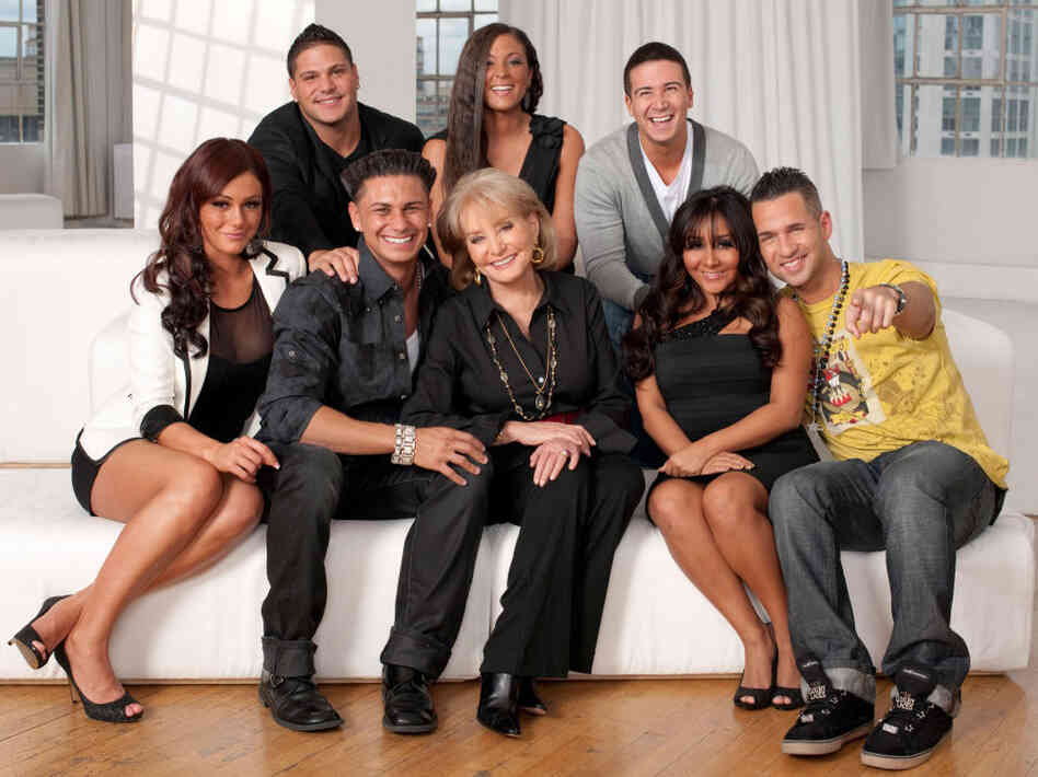 Barbara Walters and the cast of Jersey Shore Barbara Walters and the cast of Jersey Shore