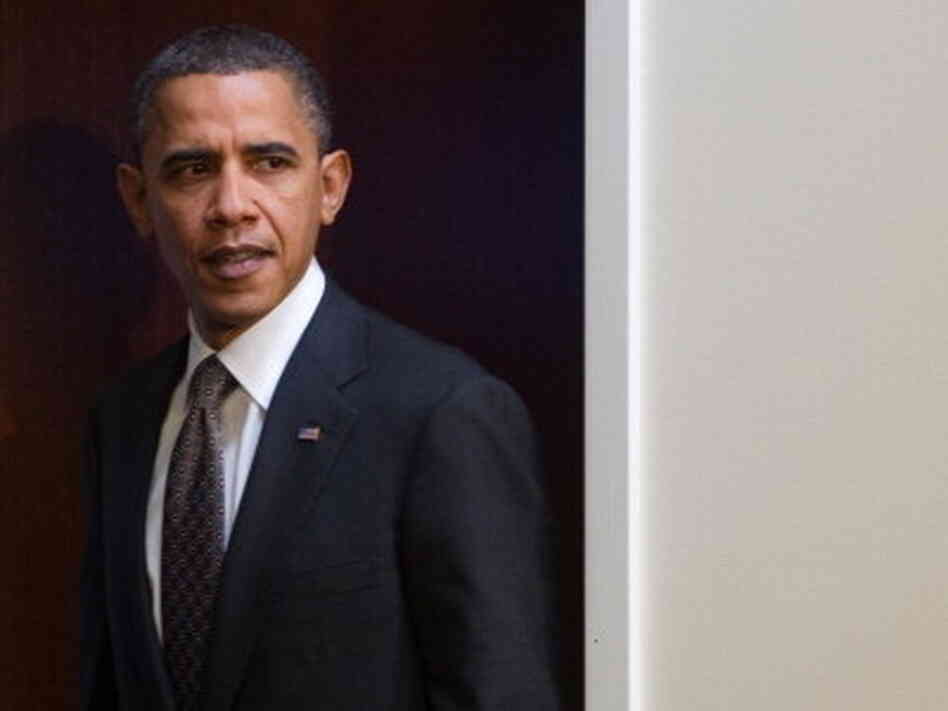 President Obama as he arrived at today's event in the Eisenhower Executive Office Building. President Obama as he arrived at today's event in the Eisenhower Executive Office Building.