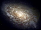 Hubble Space Telescope photo of spiral galaxy NGC 4414. Hubble Space Telescope photo of spiral galaxy NGC 4414.